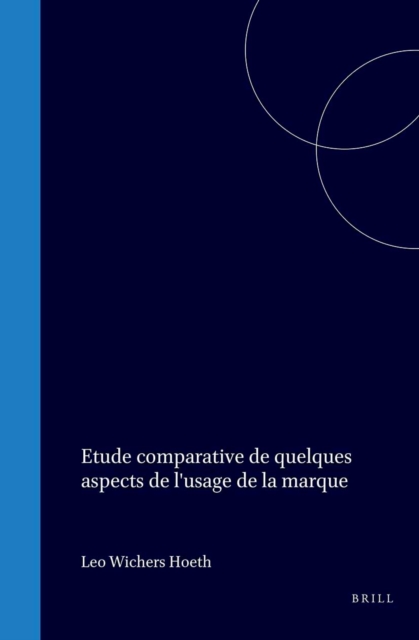 Etude comparative de quelques aspects de l'usage de la marque