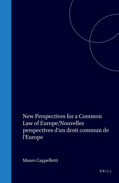 New Perspectives for a Common Law of Europe/Nouvelles perspectives d'un droit commun de l'Europe