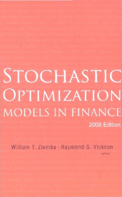 Stochastic Optimization Models In Finance (2006 Edition)