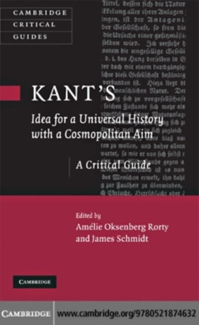 Kant's Idea for a Universal History with a Cosmopolitan Aim