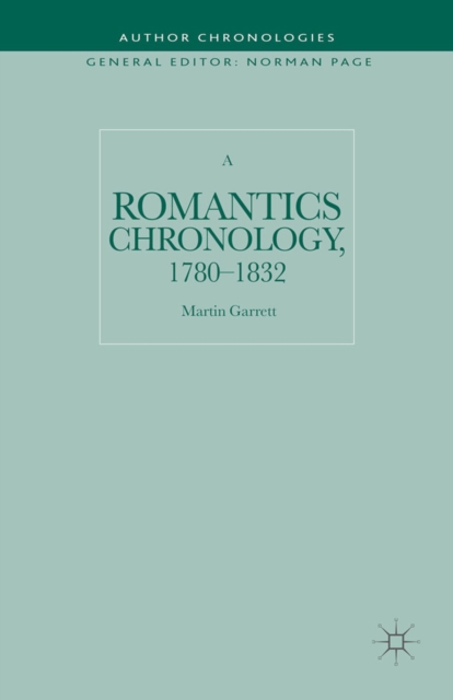Romantics Chronology, 1780-1832