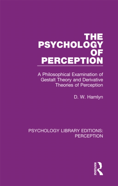 Psychology of Perception