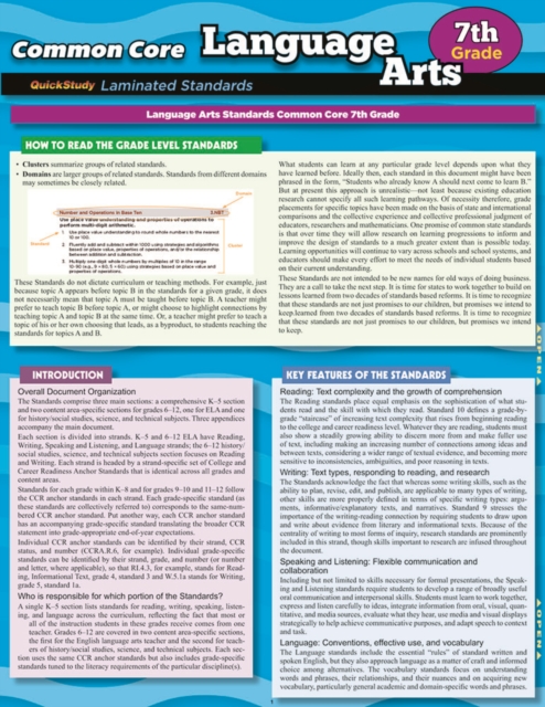 Ccss: Math & Language Arts - 2Ndgrade