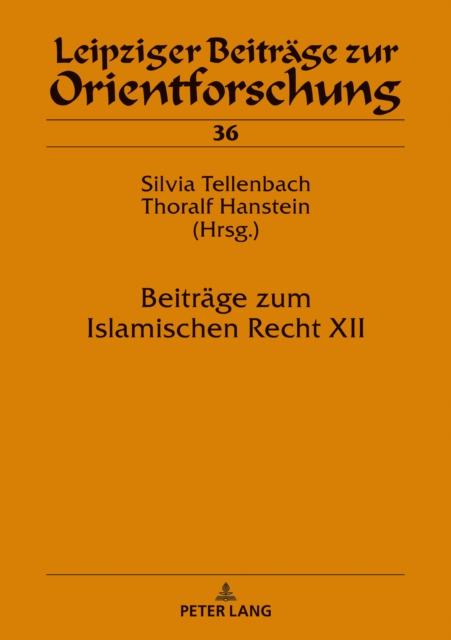 Beitraege zum Islamischen Recht XII