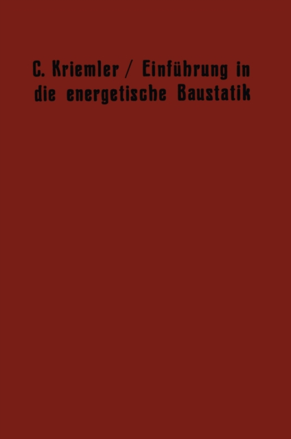 Einführung in die energetische Baustatik