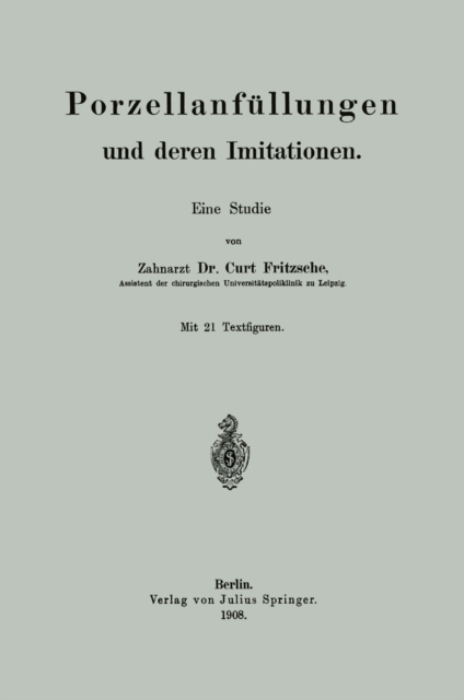 Porzellanfüllungen und deren Imitationen