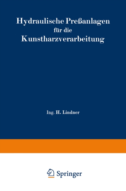 Hydraulische Preßanlagen für die Kunstharzverarbeitung