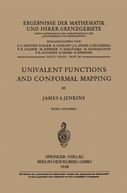 Univalent Functions and Conformal Mapping
