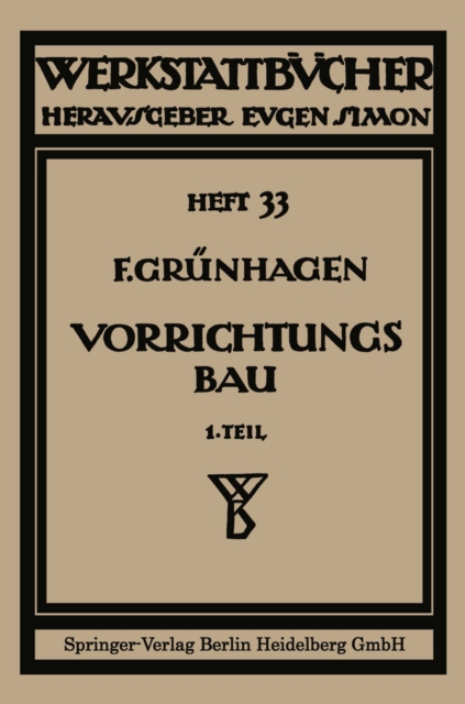 Der Vorrichtungsbau
