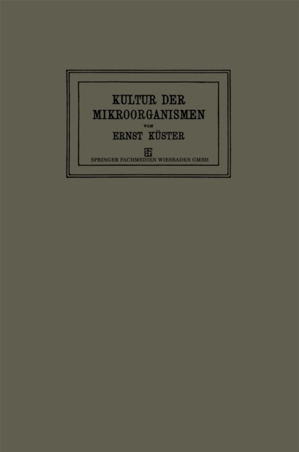 Anleitung zur Kultur der Mikroorganismen