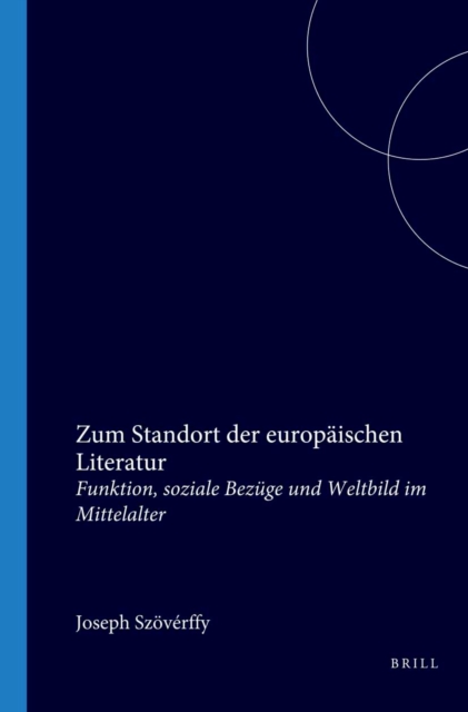 Zum Standort der europaischen Literatur