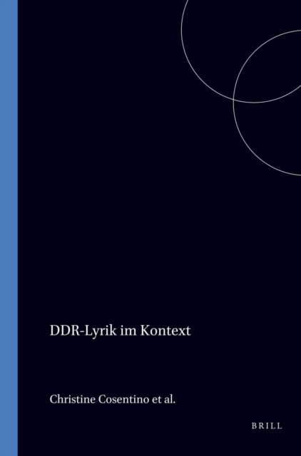 DDR-Lyrik im Kontext