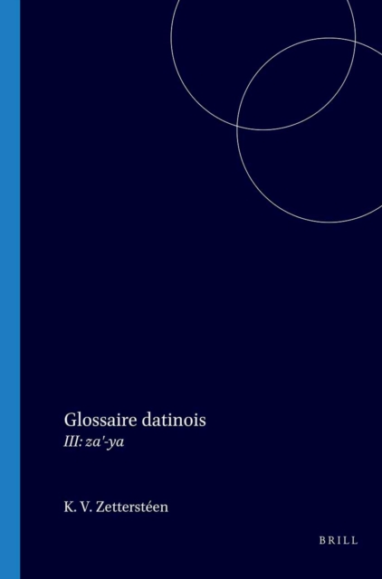 Glossaire datinois, III: za'-ya