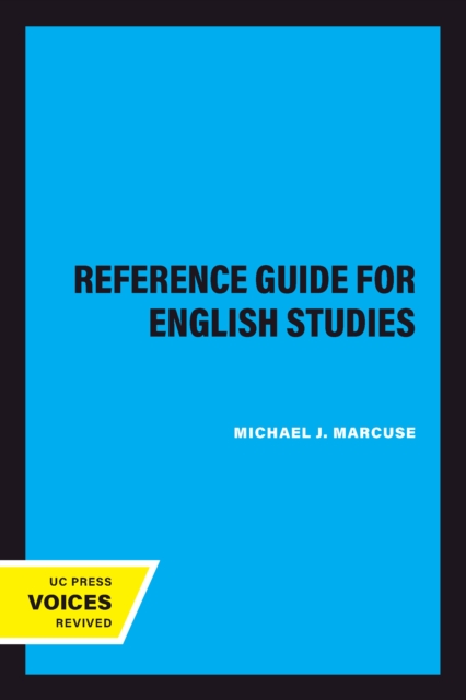 Reference Guide for English Studies