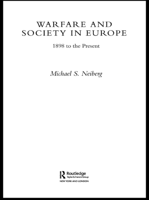 Warfare and Society in Europe