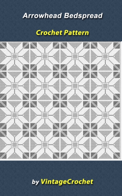 Arrow Head Bedspread Vintage Crochet Pattern