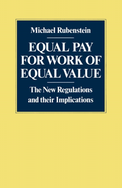 Equal Pay for Work of Equal Value