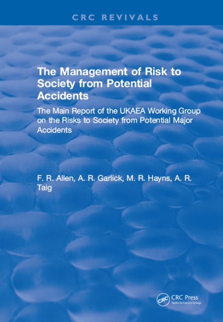 Management of Risk to Society from Potential Accidents