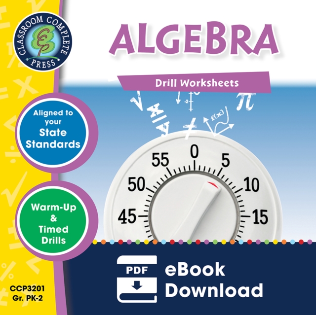 Algebra - Drill Sheets Gr. PK-2