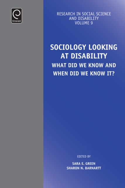 Sociology Looking at Disability