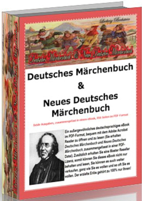 Ludwig Bechstein. Deutsches Marchenbuch  und das  Neue Deutsche Marchenbuch.