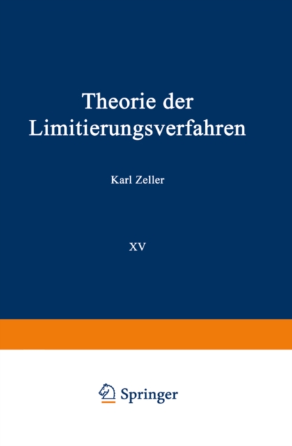 Theorie der Limitierungsverfahren