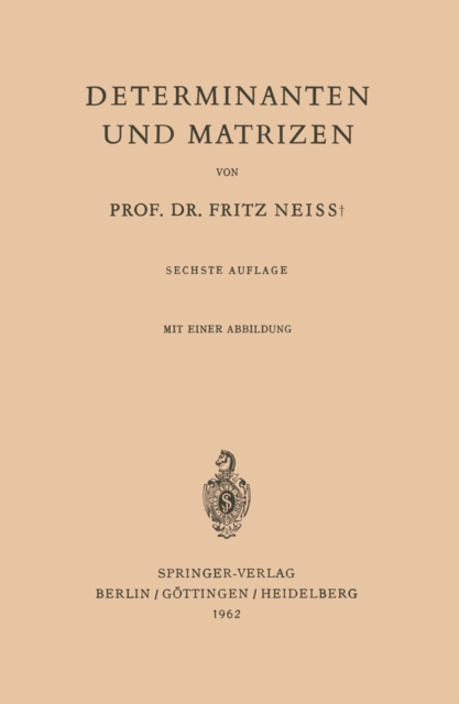 Determinanten und Matrizen