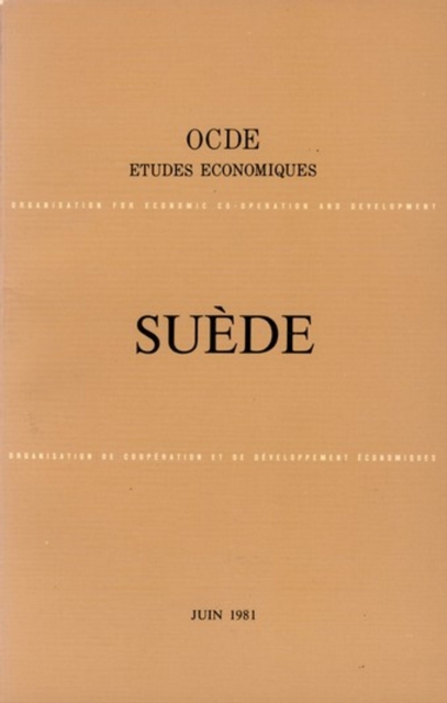 Etudes economiques de l'OCDE : Suede 1981