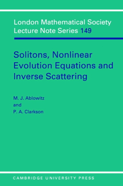Solitons, Nonlinear Evolution Equations and Inverse Scattering