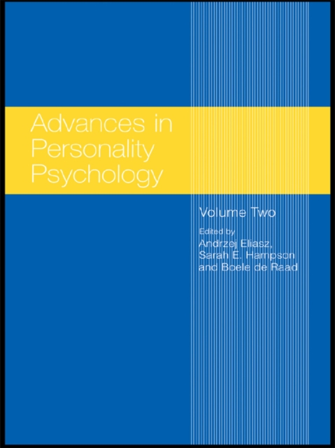 Advances in Personality Psychology