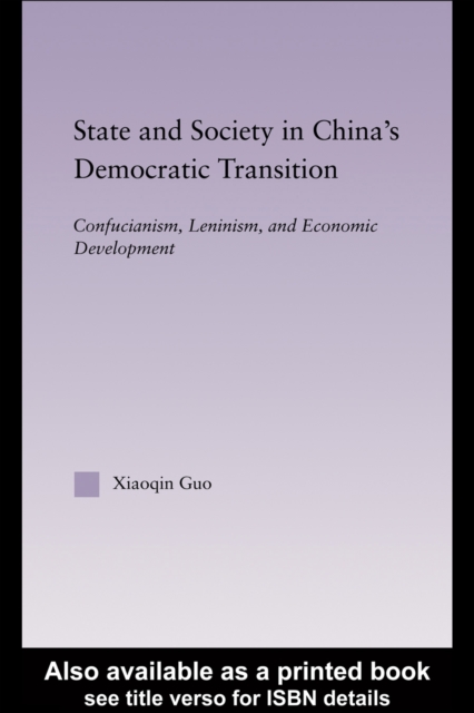 State and Society in China's Democratic Transition