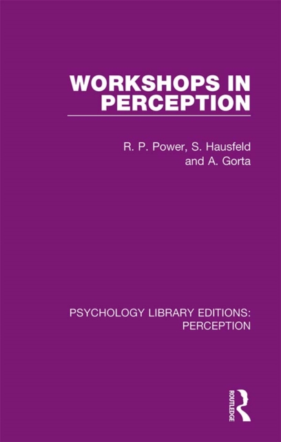 Workshops in Perception
