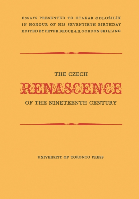 Czech Renascence of the Nineteenth Century
