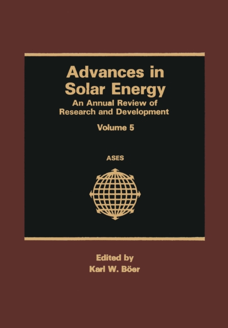 Advances in Solar Energy