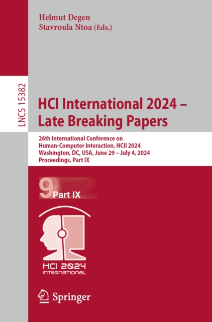 HCI International 2024 - Late Breaking Papers