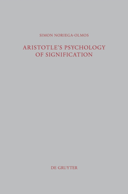 Aristotle's Psychology of Signification
