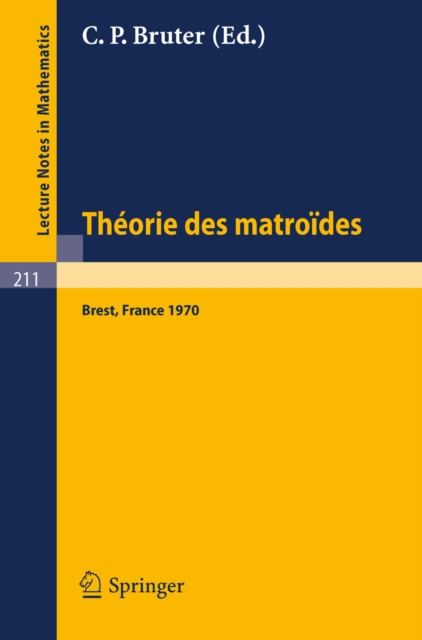 Theorie des Matroides
