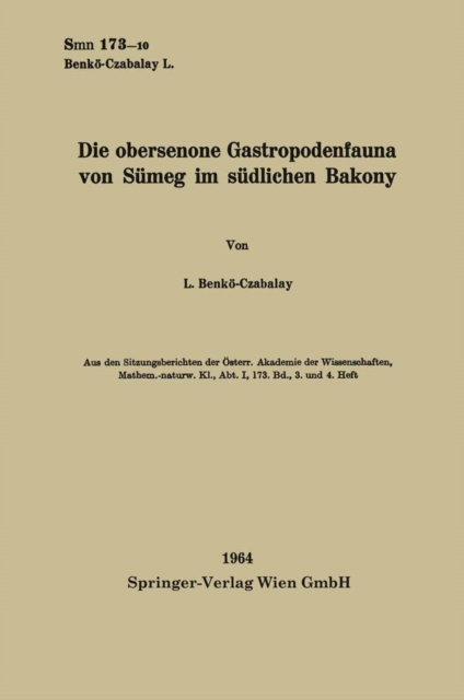 Die obersenone Gastropodenfauna von Sümeg im südlichen Bakony