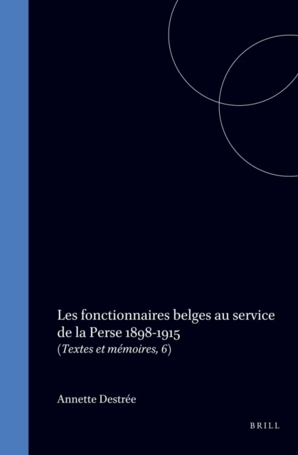 fonctionnaires belges au service de la Perse