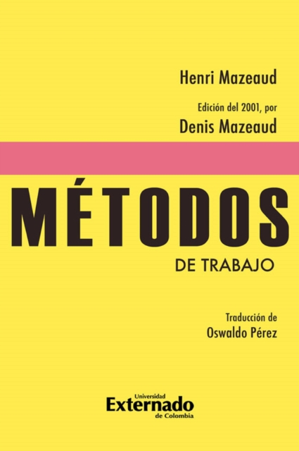 Métodos de trabajo. méthodes de travail. traducción