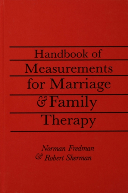 Handbook Of Measurements For Marriage And Family Therapy