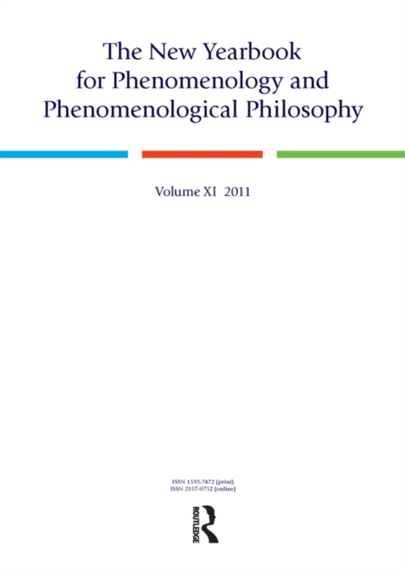 New Yearbook for Phenomenology and Phenomenological Philosophy