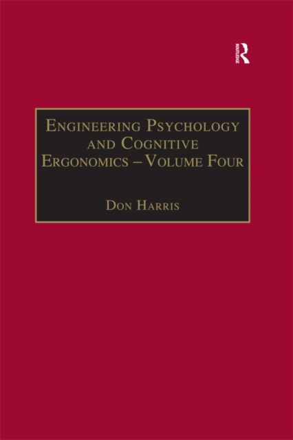 Engineering Psychology and Cognitive Ergonomics