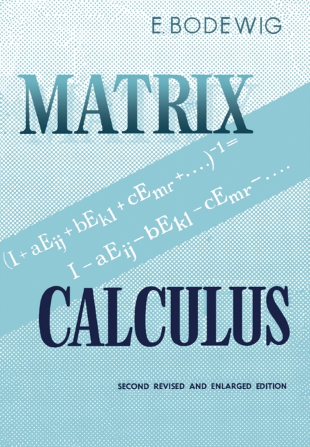 Matrix Calculus