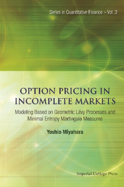 Option Pricing In Incomplete Markets: Modeling Based On Geometric L'evy Processes And Minimal Entropy Martingale Measures