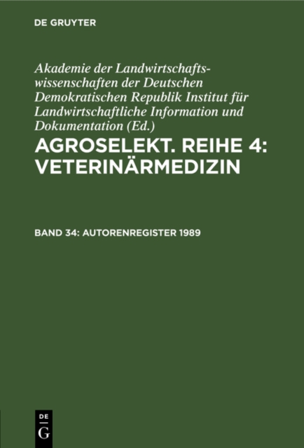 Autorenregister 1989