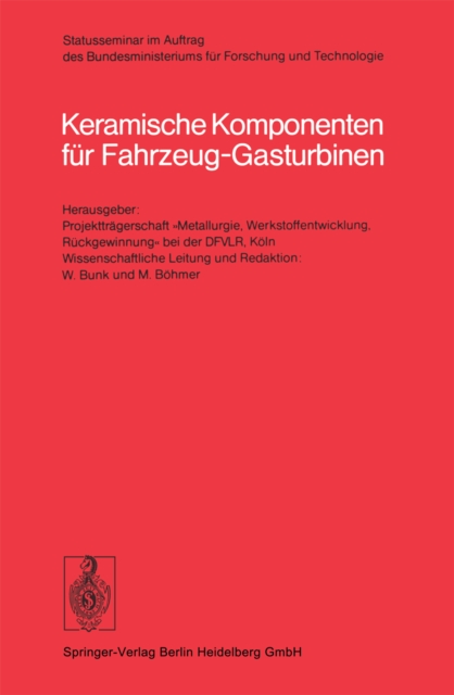 Keramische Komponenten für Fahrzeug-Gasturbinen