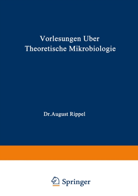 Vorlesungen über Theoretische Mikrobiologie