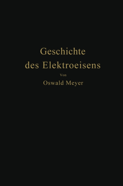 Geschichte des Elektroeisens