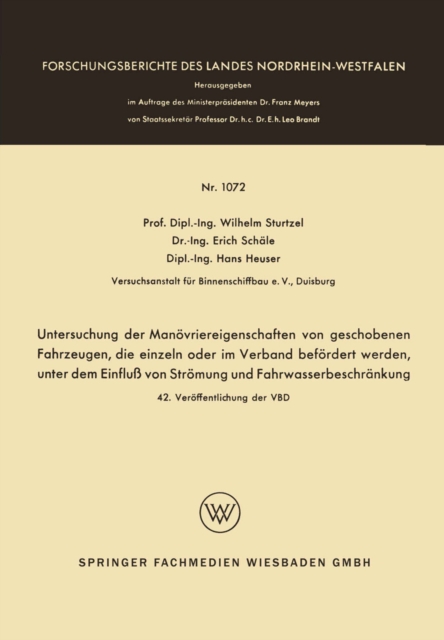 Untersuchung der Wasserspiegelabsenkung um ein Flachwasserschiff